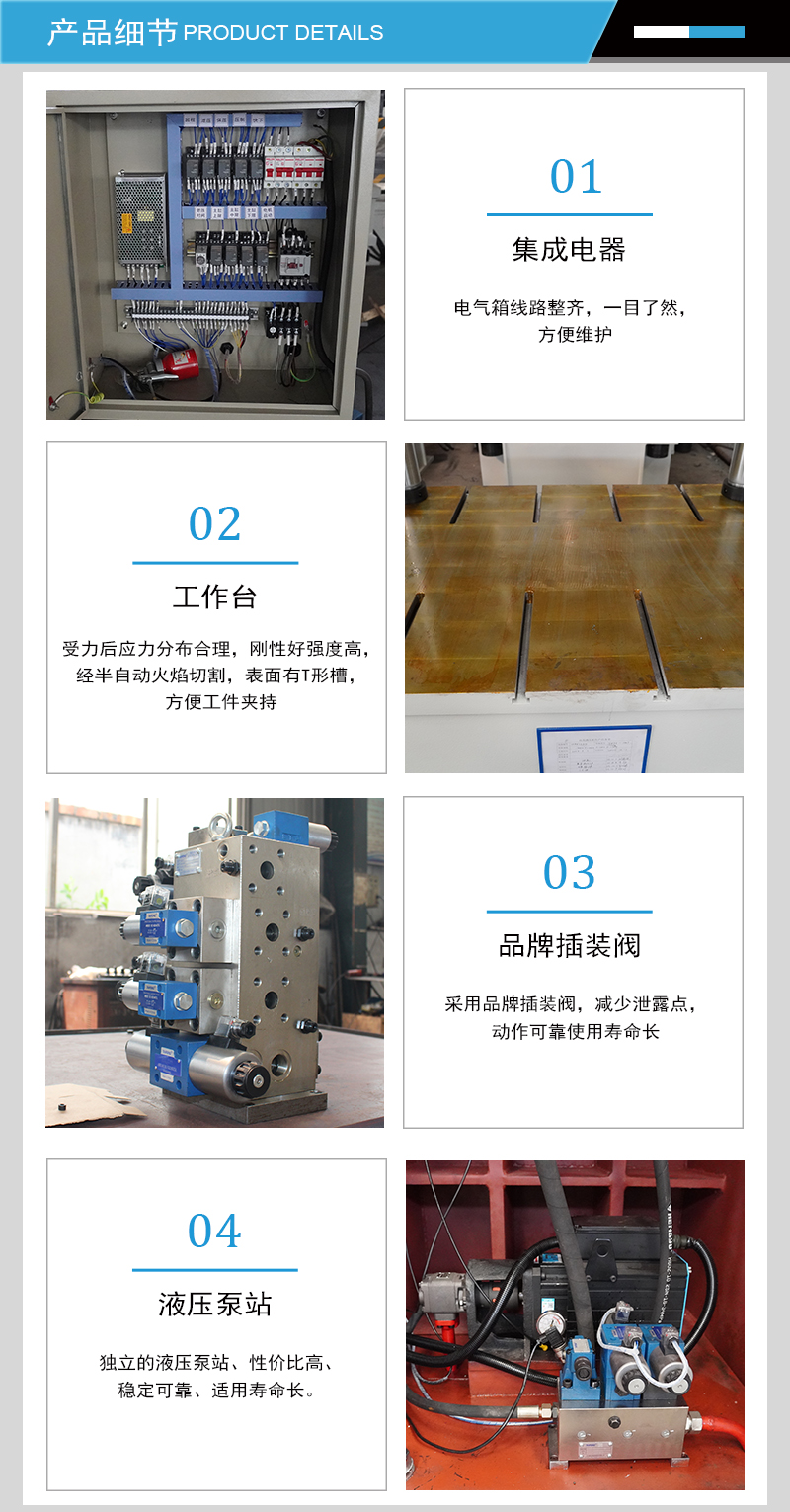 1200噸四柱液壓機 三缸伺服壓力機 大噸位油壓機定制廠家產品細節